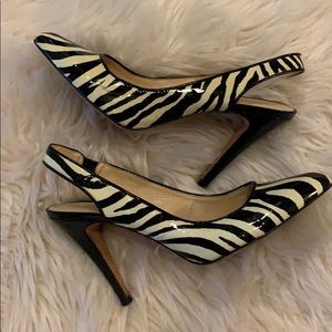Anne Klein Zebra Print Heels